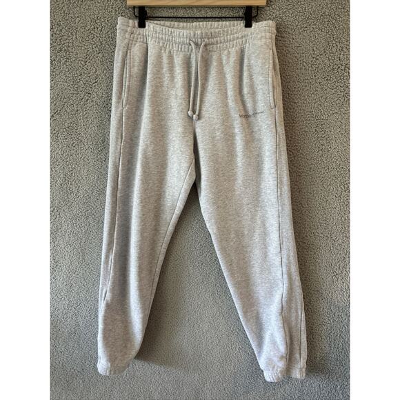 arizia Pants - Arizia Jogger Sweat Pants Medium Fleece Drawstring Taper Leg Gray Athleisure